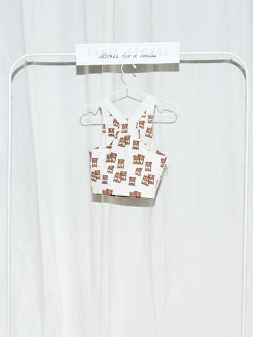 Bushar Halter Top - Orange
