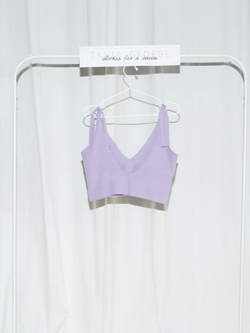 Low Cut Top - Lavender