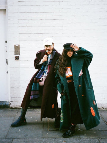 Oversized Embroidered Coat