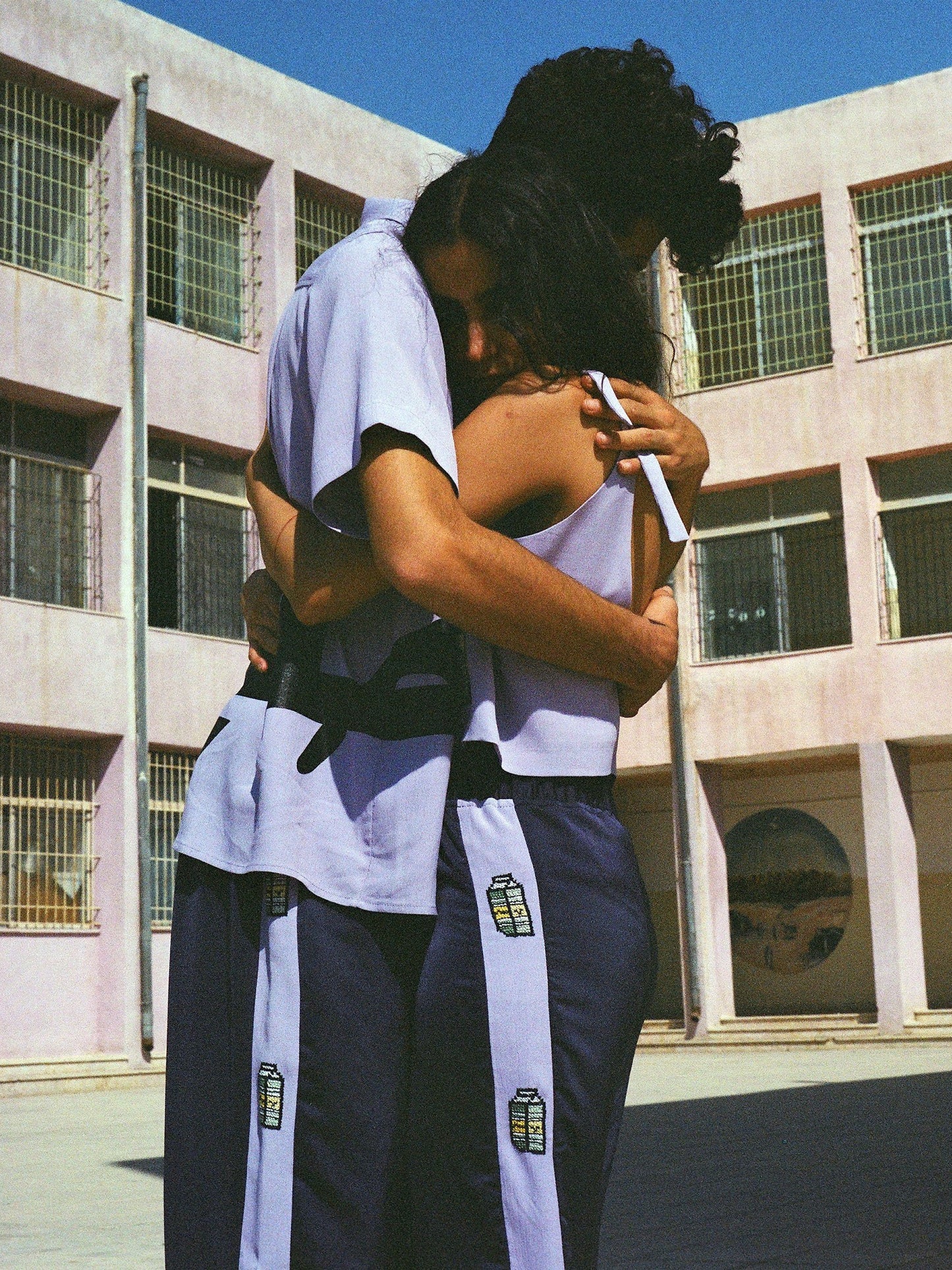 Track Pants with Side Embrodiery - Unisex