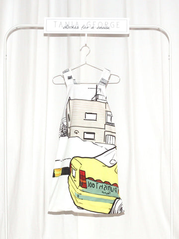 two toned bubble dress