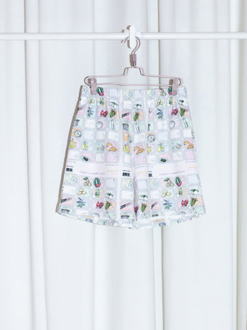 Unisex Printed Shorts Alphabets
