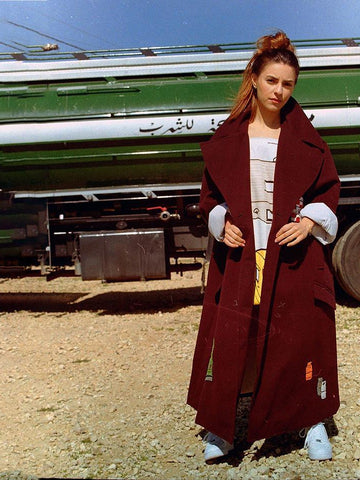 Oversized Embroidered Coat