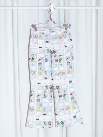 Alphabet Flare Pants