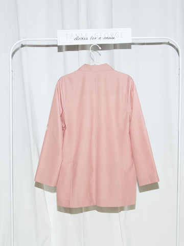 Plain double breasted blazer - Unisex