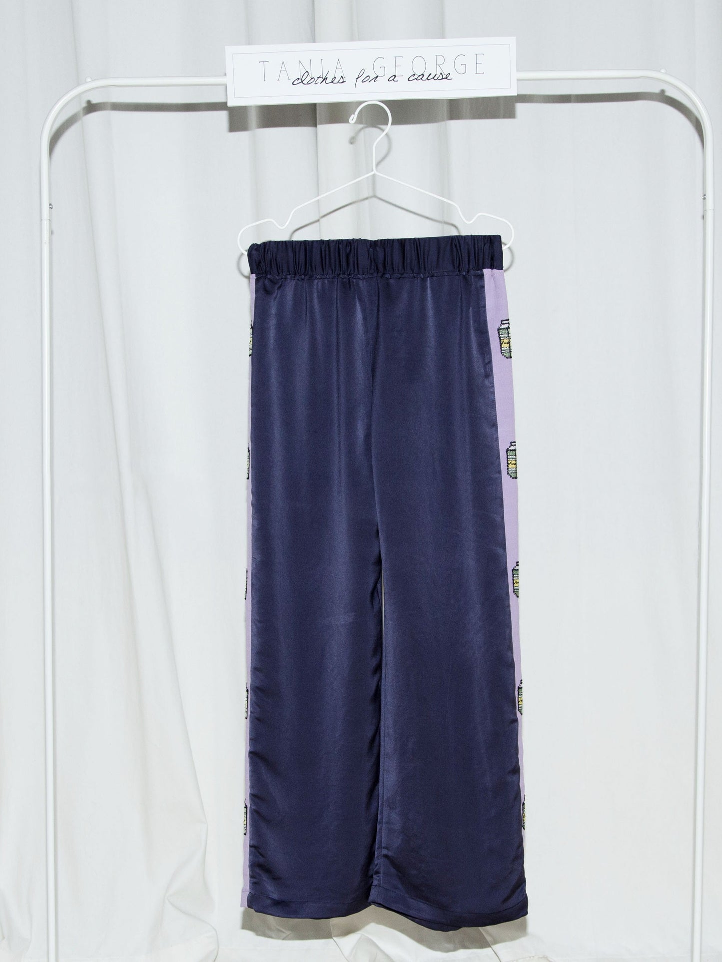 Track Pants with Side Embrodiery - Unisex