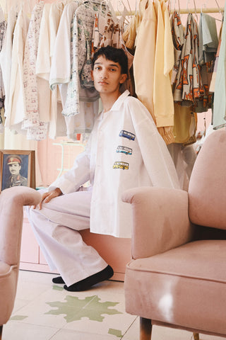 embroidered shirt - coasters