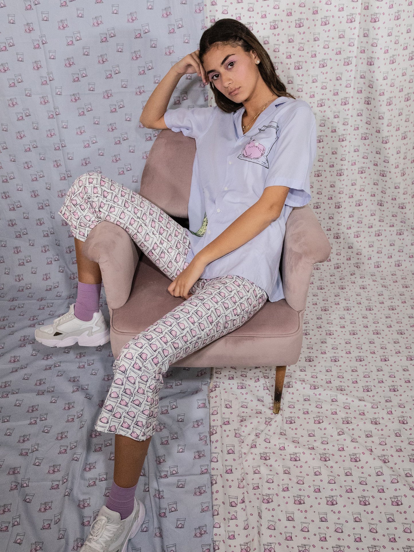 Short Sleeve Embroidered Shirt - Unisex