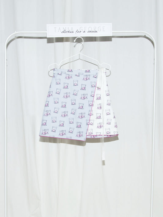 Cotton Candy Wrap Skirt