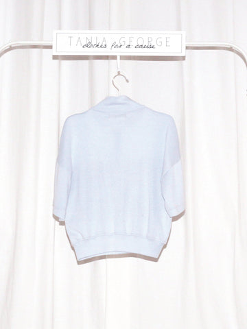 Embroidered zip up Tania Ghee Top
